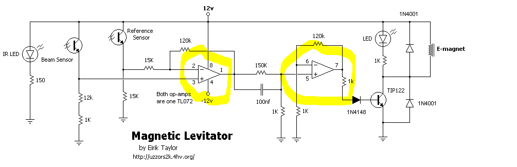 Magnetic Levitation Projects Of Circuit Diagram