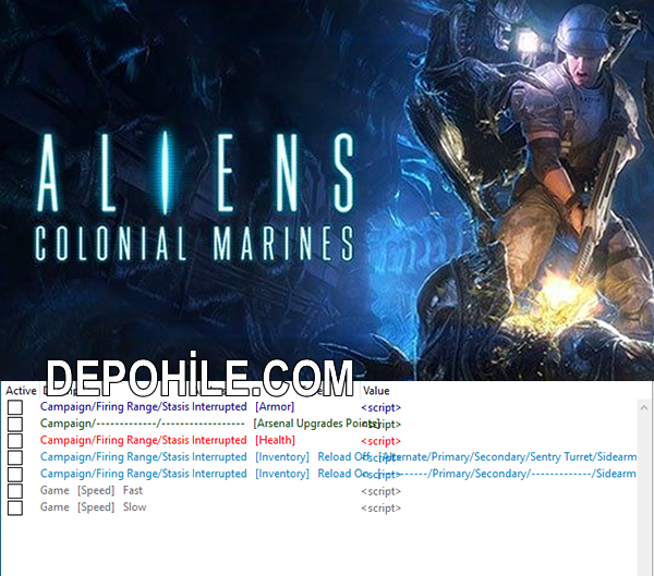 Aliens Colonial Marines PC Oyunu CT Trainer Hilesi İndir 2021