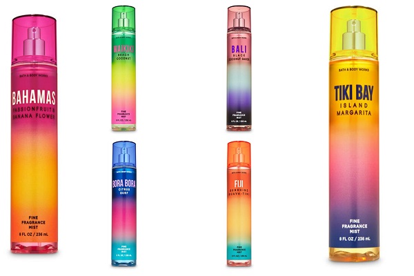 Life Inside The Page Bath Body Works Tropical Heat Body Care Collection Coming March Bali Black Coconut Sands Tiki Bay Island Margarita Waikiki Beach Coconut Bahamas Passionfruit