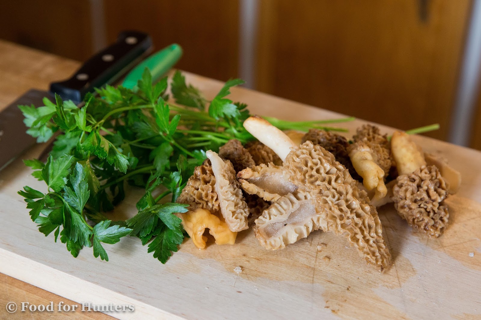 Linguine with Morel Mushrooms and Parmesan