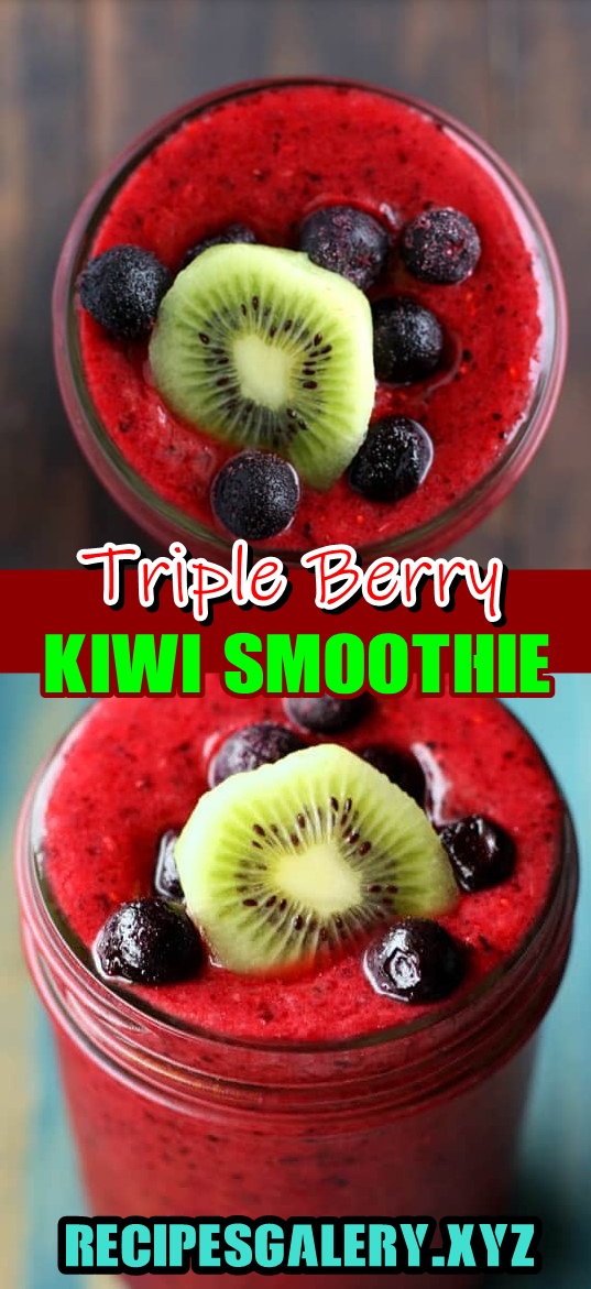 Triple Berry Kiwi Smoothie