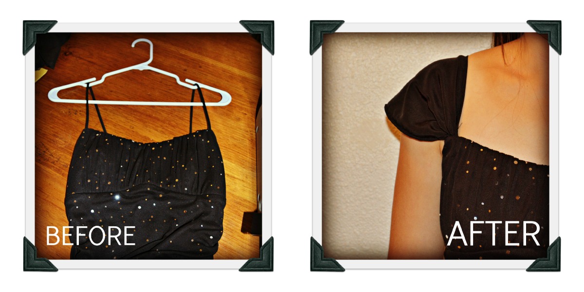 Blessed to be a Blessing Adding Cap Sleeves to a Spaghetti Strap Dress