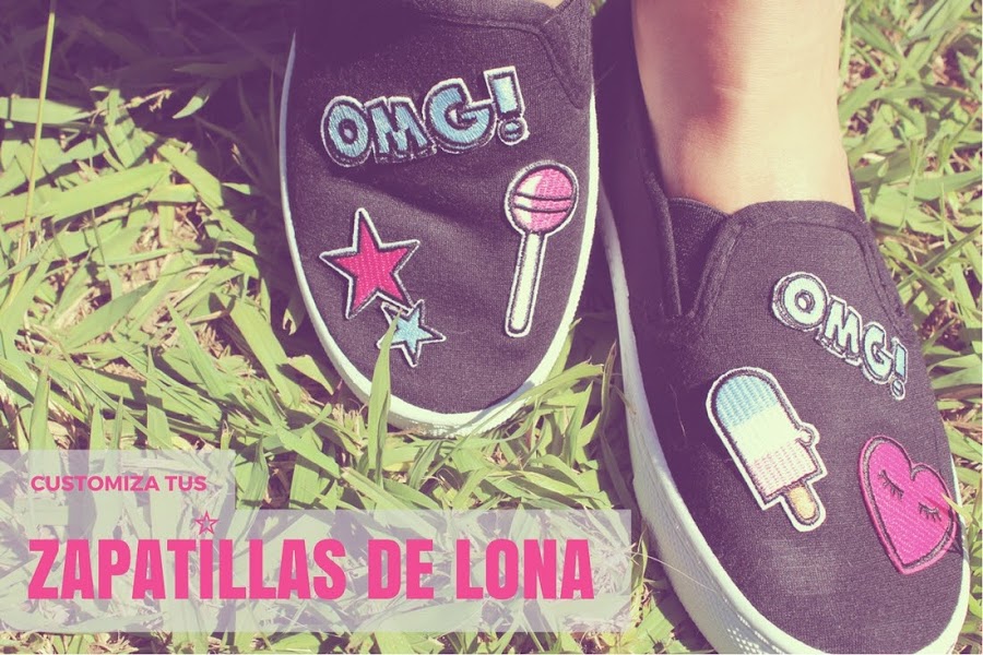 Customizar zapatillas de lona (slip on) - Punto de Lu