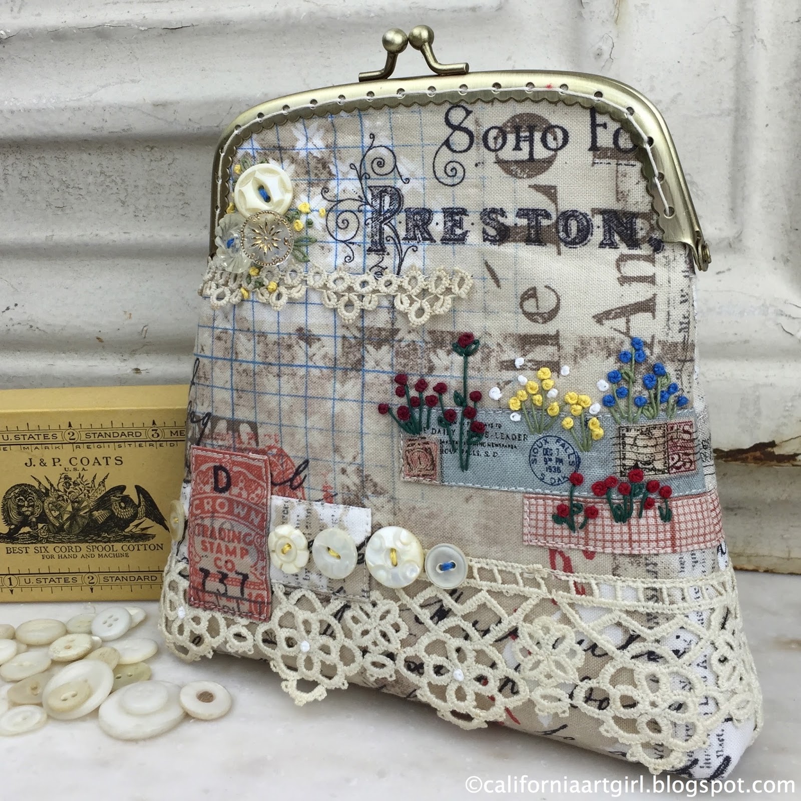 Richele Christensen: Pretty Stitched Purse - Craft Thread