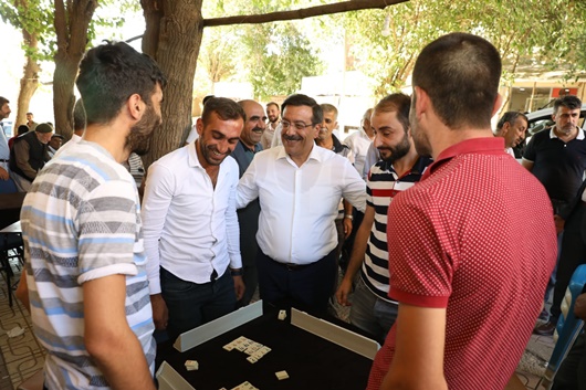Diyarbakır Büyükşehir Belediye Başkanı Cumali Atilla’dan Çınar’a ziyaret