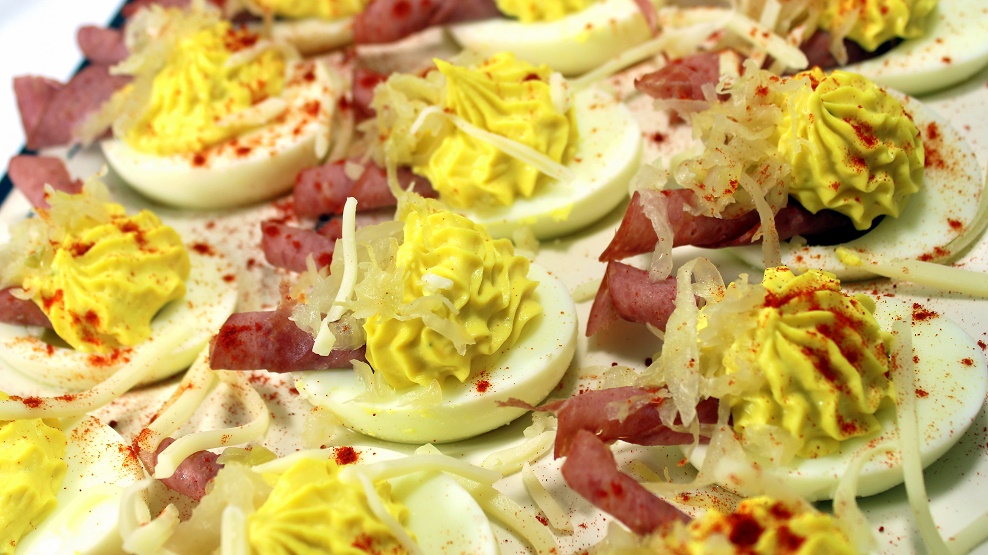 52 Ways to Cook Reuben Sandwich Style Deviled Eggs Corned Beef
