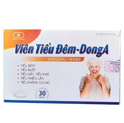 Viên Tiểu Đêm DongA, giảm tiểu buốt, không tự chủ