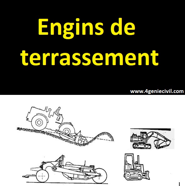 Cours intéressant sur les engins de terrassement de travaux publics et construction BTP.