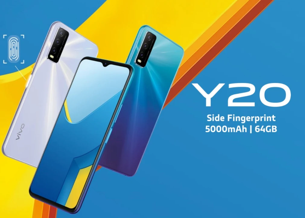 Harga dan Spesifikasi Vivo Y20 RAM 3GB ROM 32GB Bertenaga Snapdragon 460