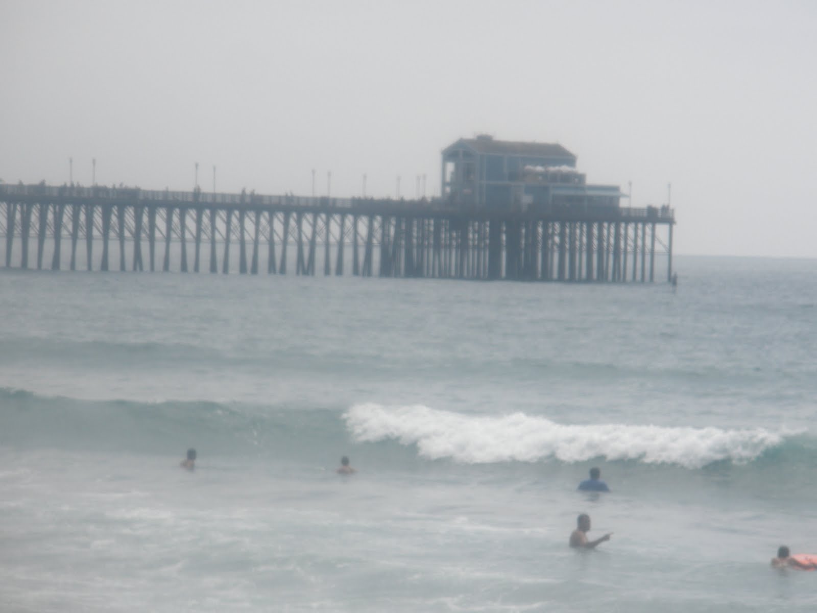 Lone Ocean Swimmer, Oceanside, CA Pulled Over by the Oceanside Harbor