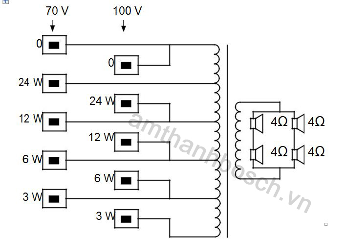 Sơ đồ nốí mạch lao cột LA1-UW24-x1 Sơ đồ nốí mạch lao cột LA1-UW24-x1