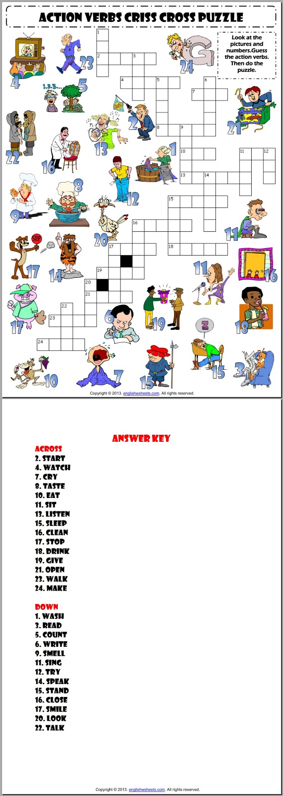 home-school-action-verbs-1-worksheet-criss-cross-puzzle
