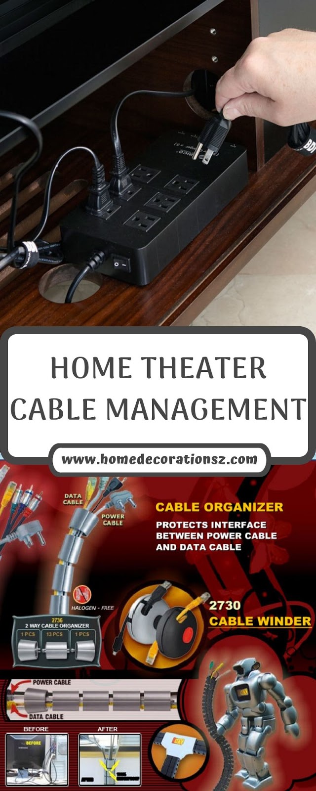HOME THEATER CABLE MANAGEMENT HOME THEATER CABLE MANAGEMENT