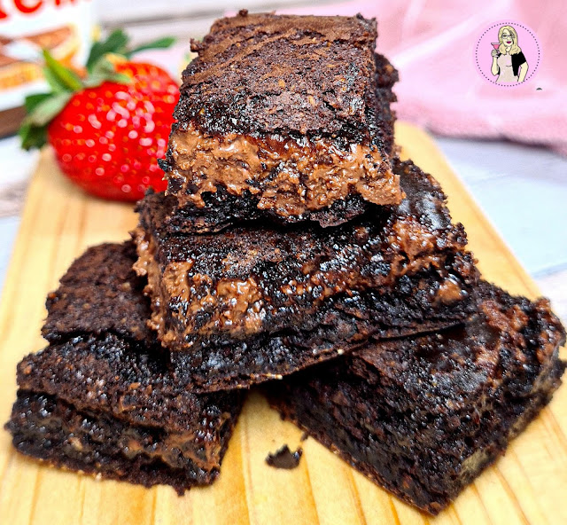 LowCalorie Chocolate Brownie Recipe Slimming Friendly Sugar Pink Food Healthy & Slimming