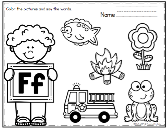 Alphabet Review for Preschool ~ Preschool Printables