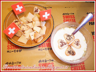 fondue di gruyère per la swiss cheese parade