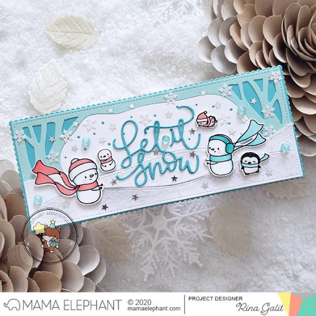 mama elephant | design blog: INTRODUCING: Let It Snow + Slim Woodland