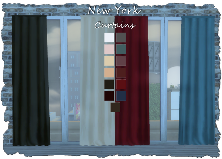 Sims 4 Cc Simple Curtains