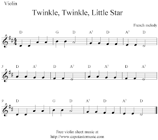Easy Sheet Music For Beginners: Twinkle, Twinkle, Little Star, free ...