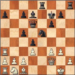 Partida de ajedrez Tolosa vs. Baquero, posición después de 24.d3