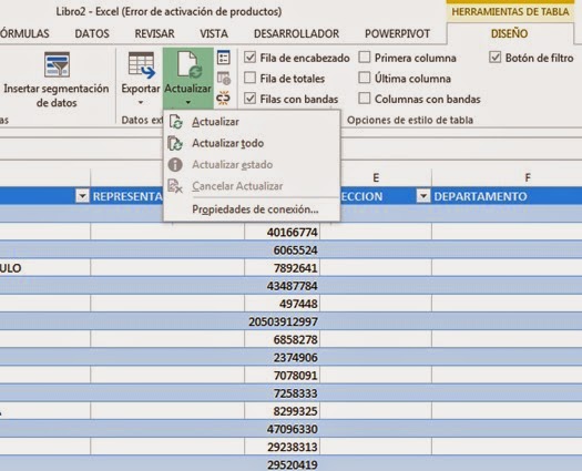 ADMINISTRAR BASE DE DATOS SQL EN EXCEL - TodoCalls
