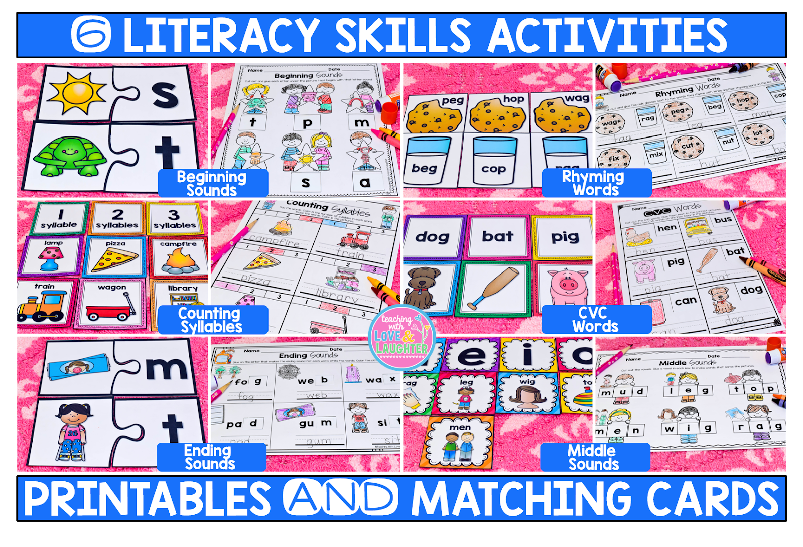 Teaching With Love and Laughter: Kindergarten Literacy Activities