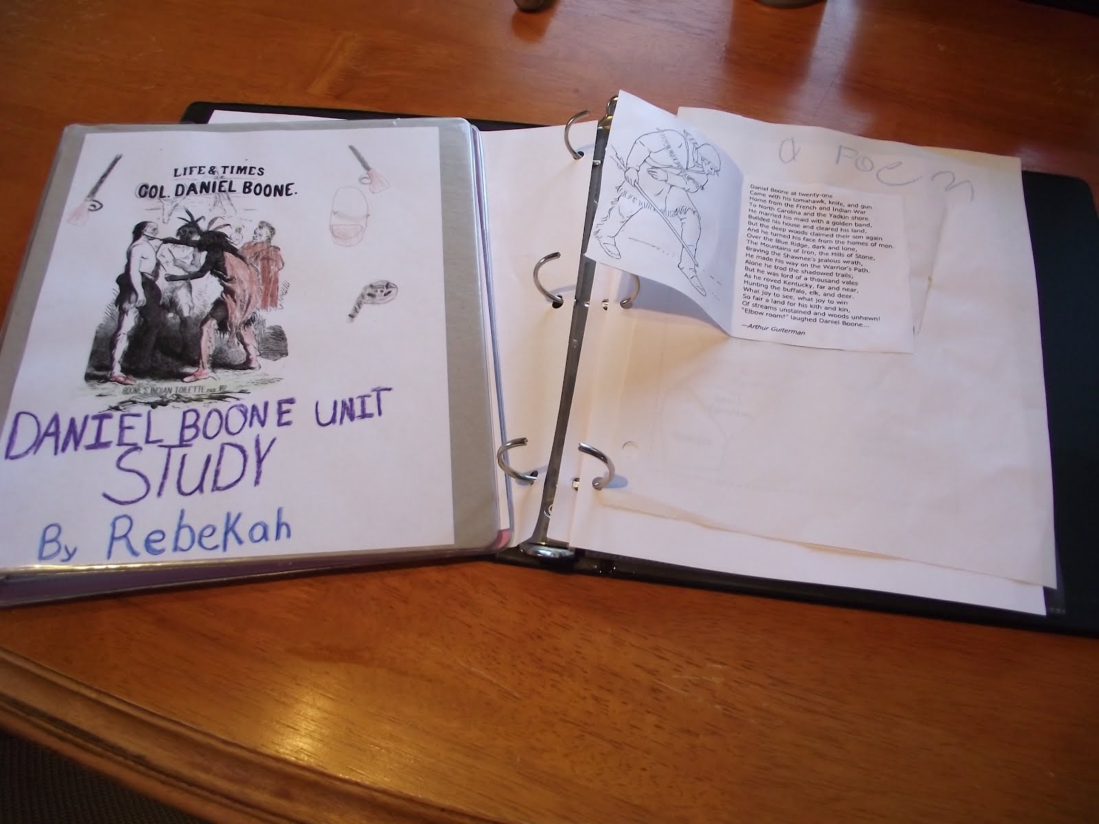 Country Mom at Home: Daniel Boone Unit Study Part 1