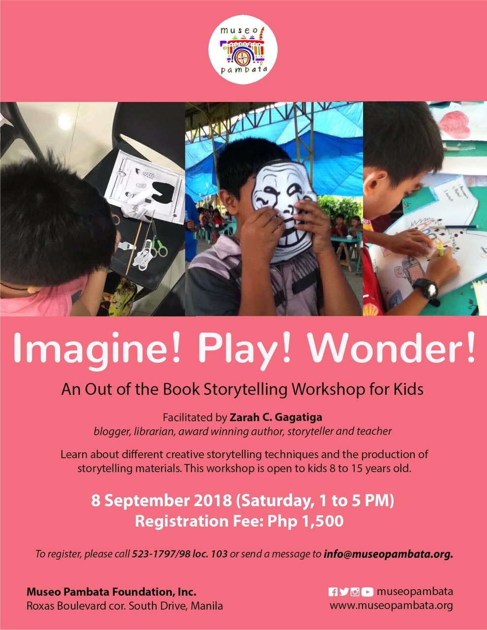 School Librarian in Action: Storytelling Workshop for Kids 2018