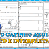 ATIVIDADES EDUCATIVAS COM TEXTO E INTERPRETAÇÃO - O GATINHO AZUL - 1º ANO