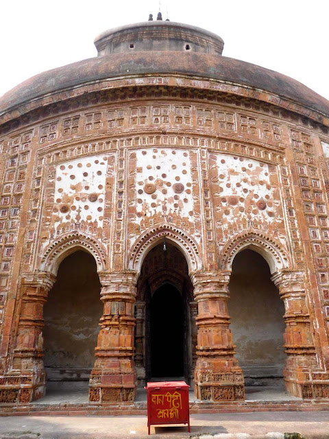 The Vijay Vaidyanath Temple, dedicated to Lord Shiva, Kalna Rajbari Temple complex, West Bengal