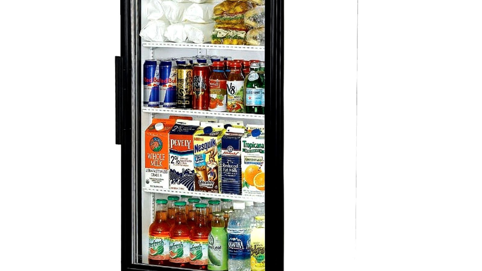 White Glass Front Refrigerator White Choices