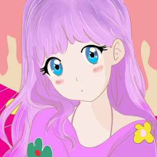 cute blue eyes anime girl for pfp