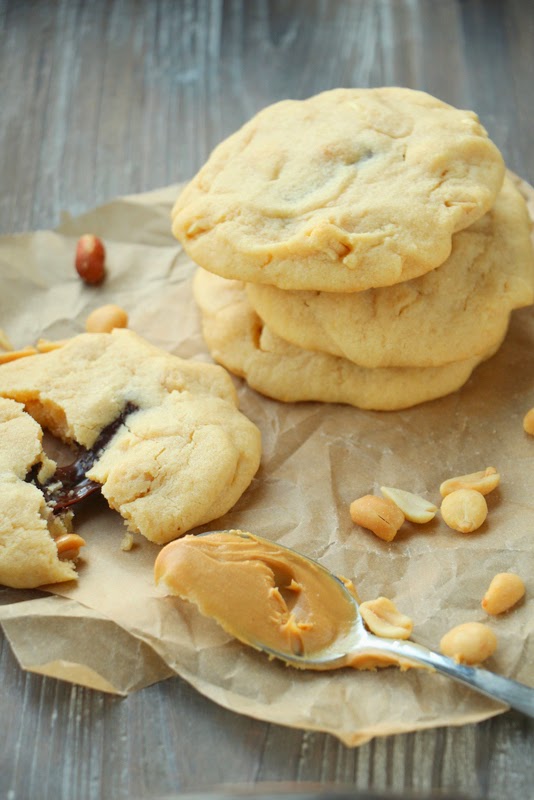 Hessenmädel: Erdnussbutter-Cookies mit Karamellkern
