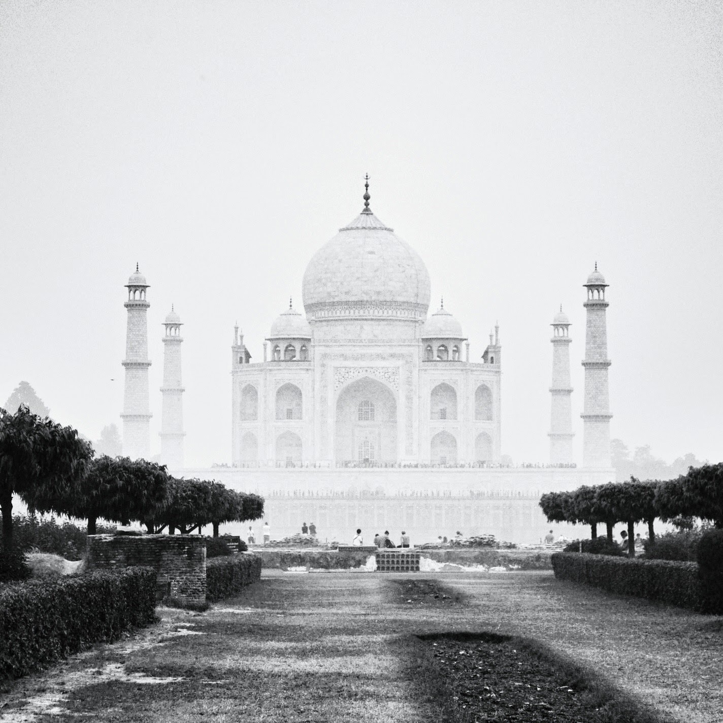 Taj Mahal Black and white Arga India