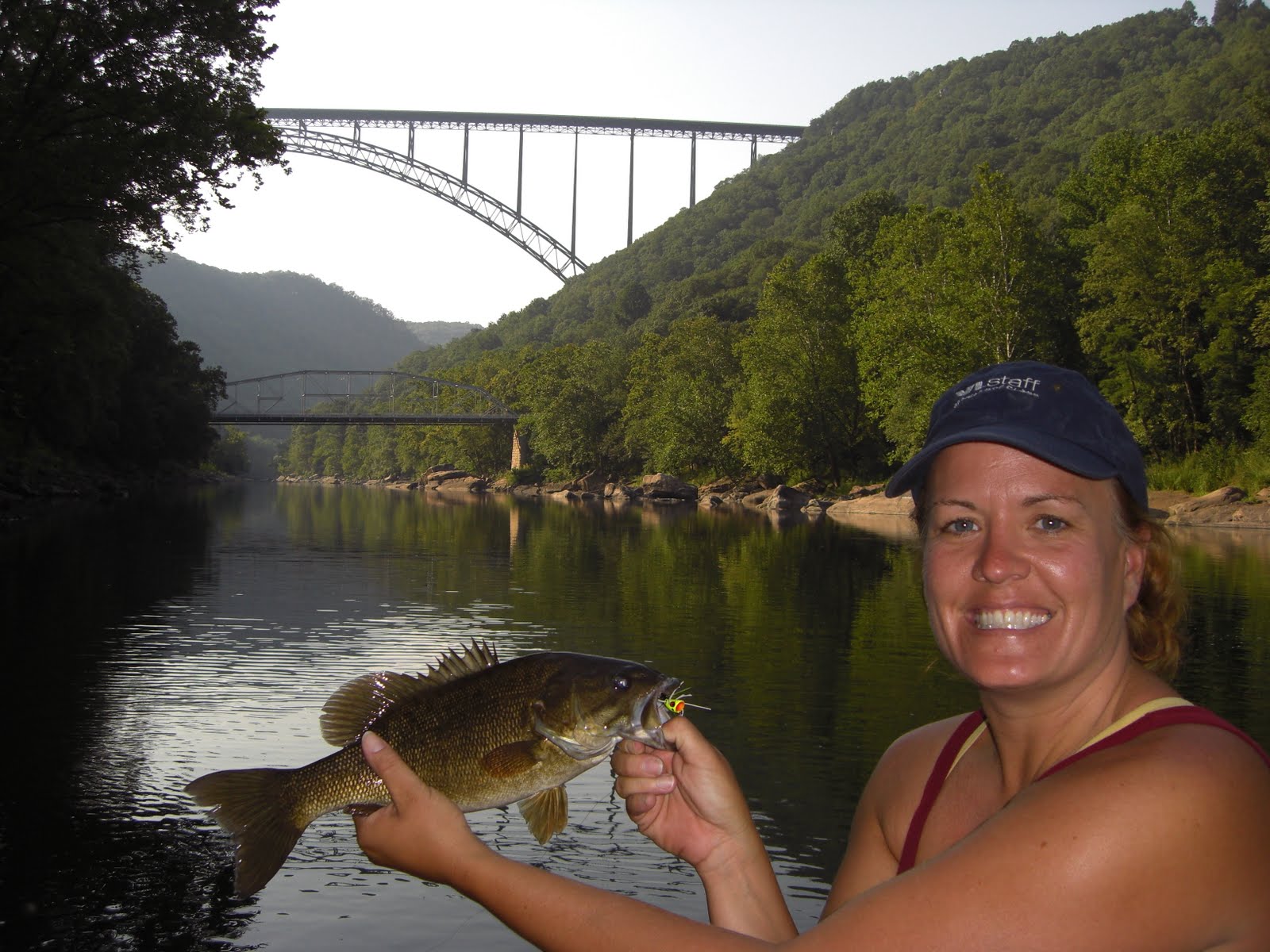West Virginia Fishing New River Bridge