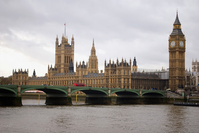 El Palacio de Westminster en Londres