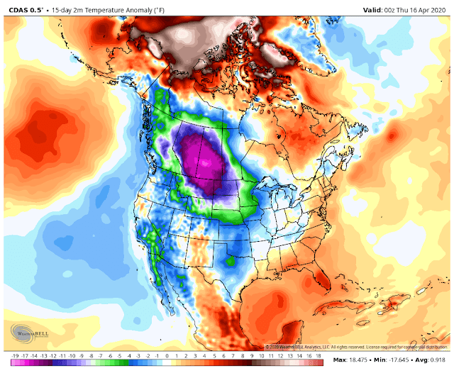Scott Sabol's World of Weather Progression of April Cold