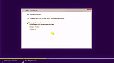 Hasil gambar untuk tampilan installing windows 8 saat proses install