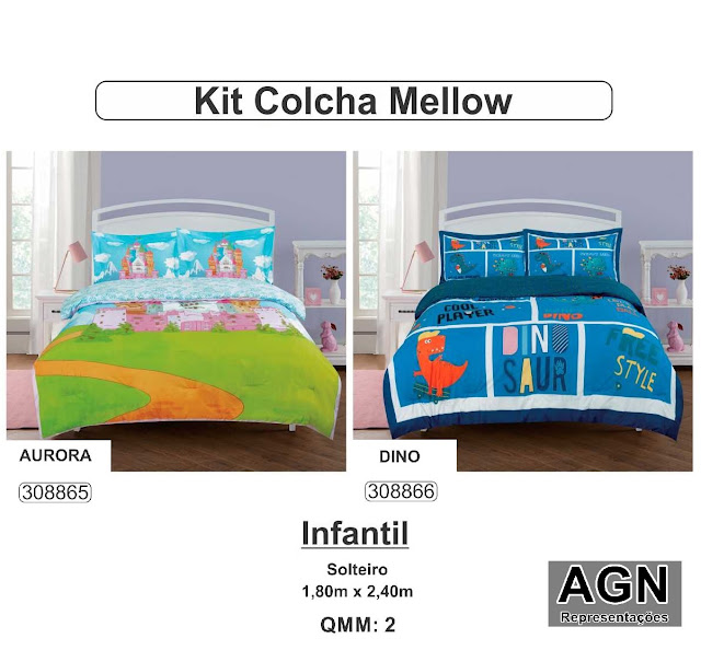 KIT COLCHA MELLOW INFANTIL