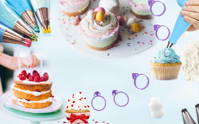 Juego completo de herramientas para decorar pasteles y cupcakes