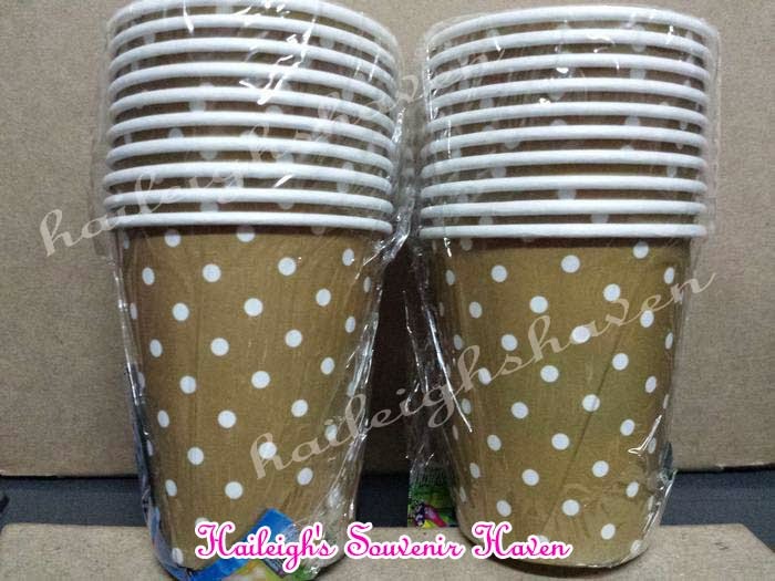 FAVORS AND PRINTS PH (Haileigh's Souvenir Haven): PAPER CUPS (POLKA DOT)