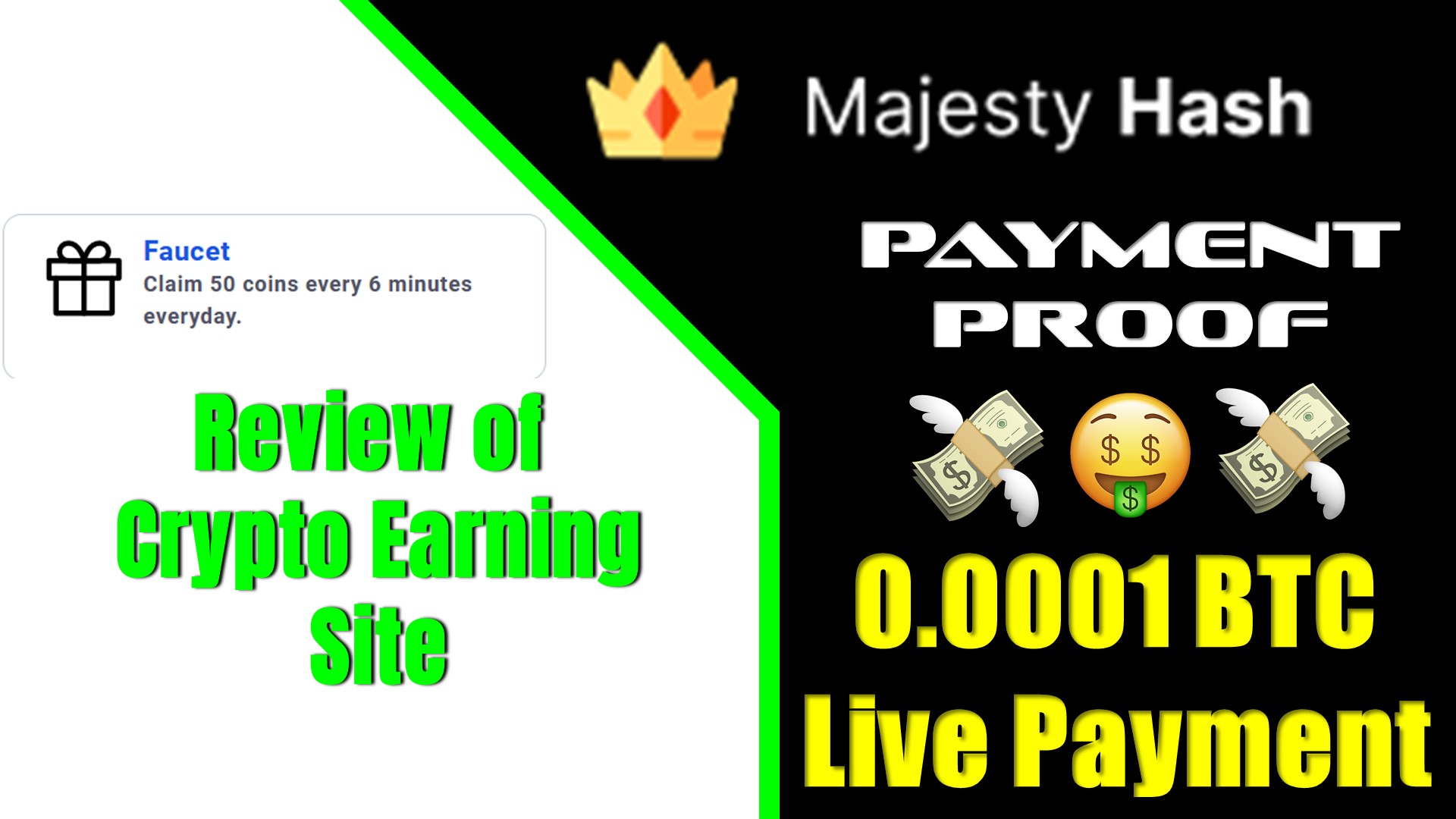 Earn Free Crypto Currency: Majestyhash payment proof