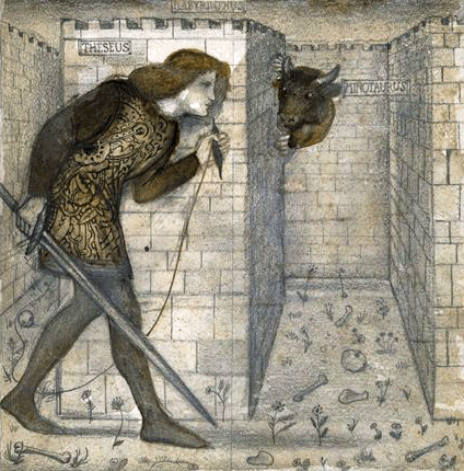 Christoph Roos Labyrinth und Ariadnefaden.