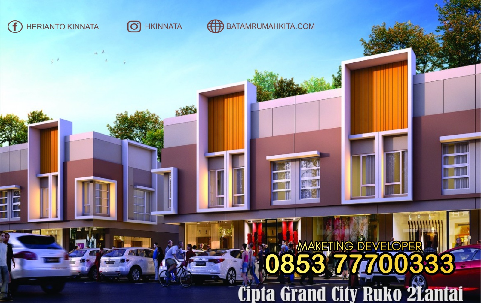 Ruko 2lt Cipta Grand City Tanjung Uncang Batam
