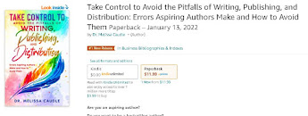 Take Control to Avoid the Pitfalls of Writing, Publishing, and Distribution: Errors Aspiring Authors