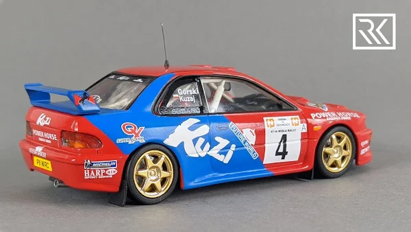 Zdjęcie modelu 1:43 Trofeu Subaru Impreza S5 WRC '98, Rajd Wisły 1999, L. Kuzaj / A. Górski