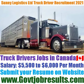 Sunny Logistics Ltd Truck Driver Recruitment 2021-22