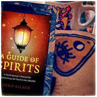 A Guide of Spirits on my kindle, while drinking coffee