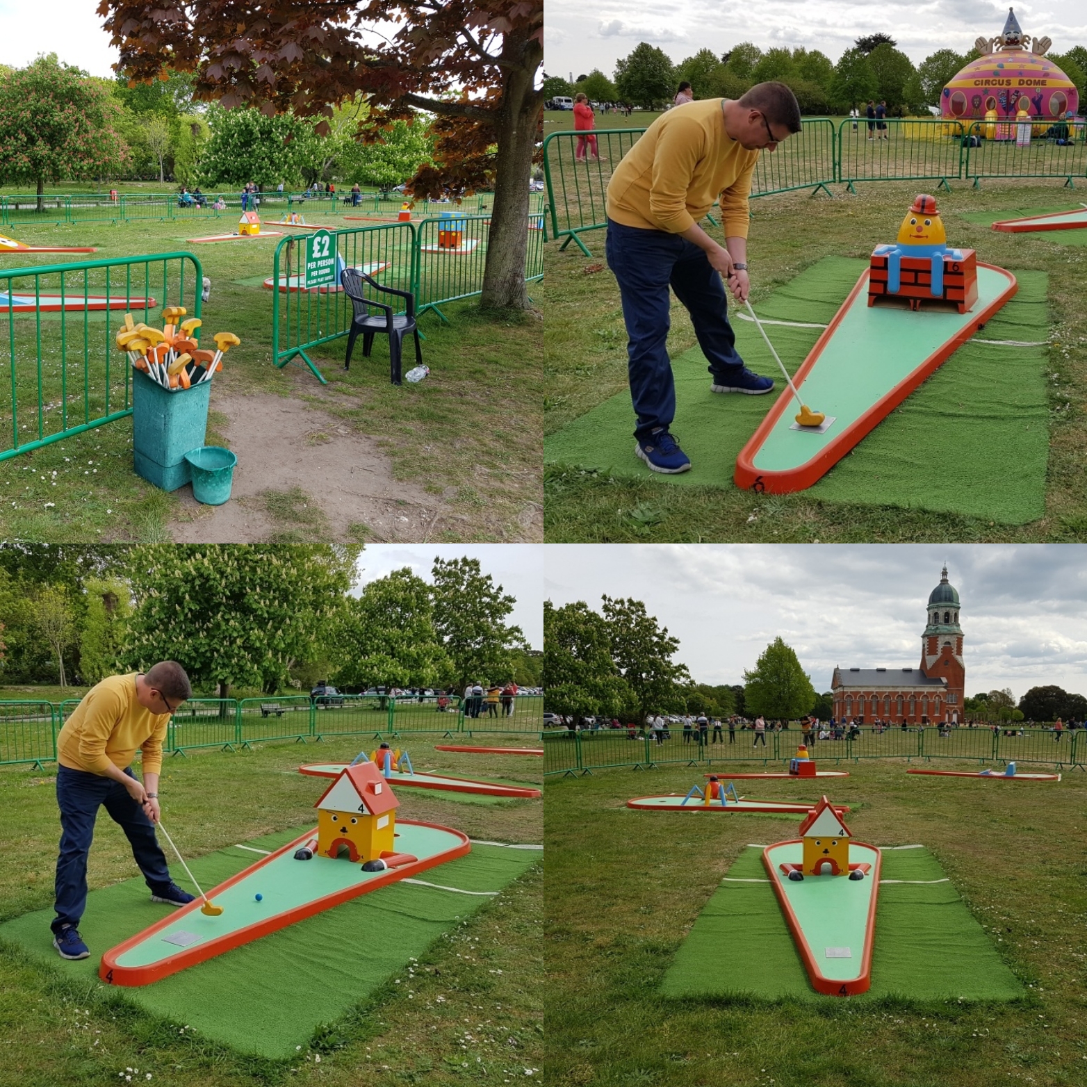 The Ham and Egger Files Crazy Golf at the Royal Victoria Country Park