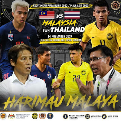 Vs malaysia thailand langsung siaran Link Siaran